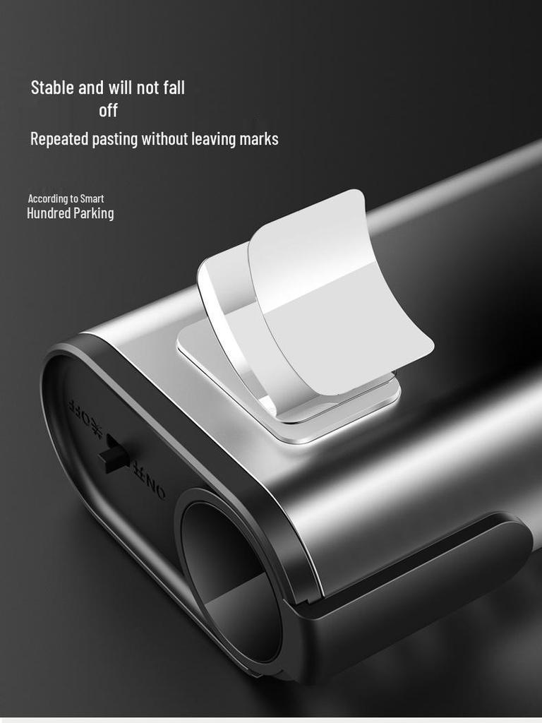 Временная табличка для парковки автомобиля на солнечной батарее со скрытым номером телефона