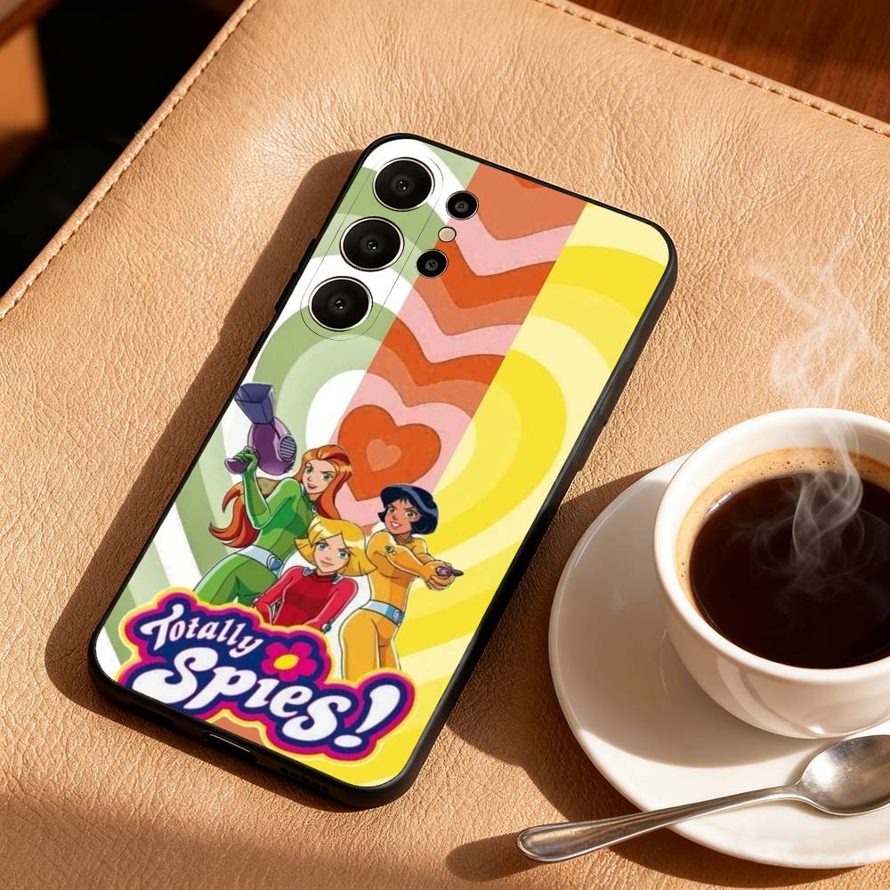1PC T-Totally S-Spies Phone Case For Samsung S26,S25,24,23,22,30,21,10,9,Ultra,Plus,Lite,FE Soft Black Case