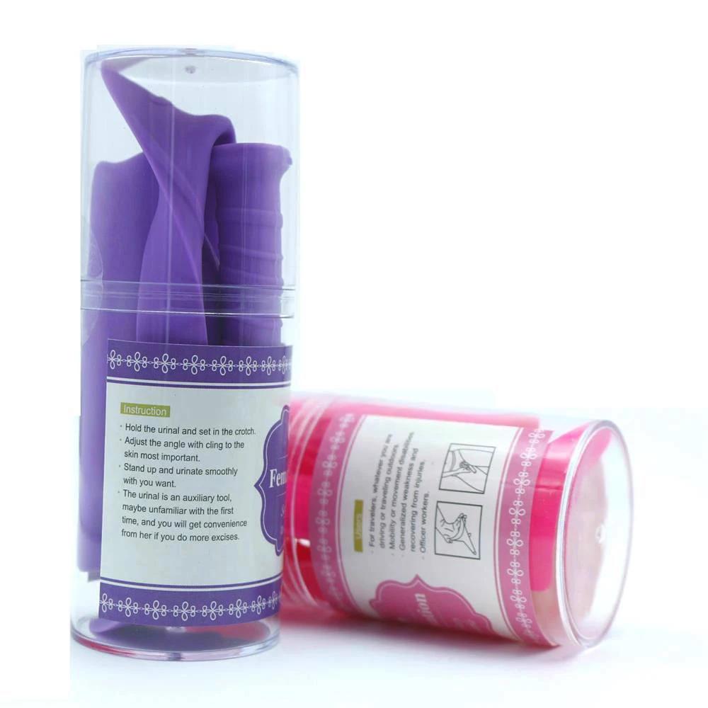 Устройство для экстренного мочеиспускания у женщин, многоразовый пищевой силиконовый женский писсуар, воронка для мочеиспускания стоя, для путешествий и кемпинга на открытом воздухе
