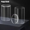 Clear Money Saving Box Acrylic Change Jar Fashion Piggy Bank for Adults Kids