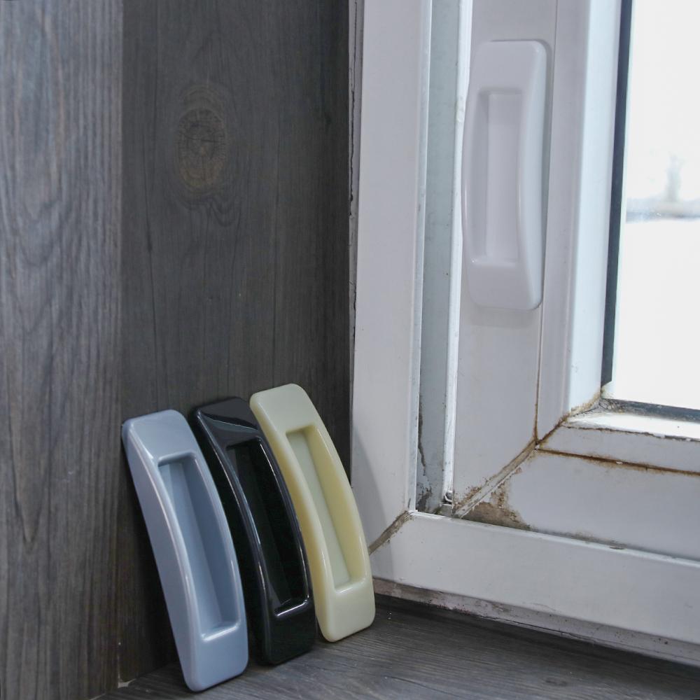 1 Pair Safety Pull Handle Multi-purpose Plastic Self-adhesive Door Handles Furniture Knobs