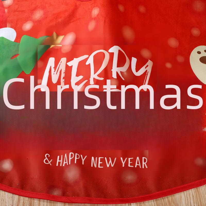 Юбка-елка с пересечением границ — креативный печатный дизайн для праздничного декора