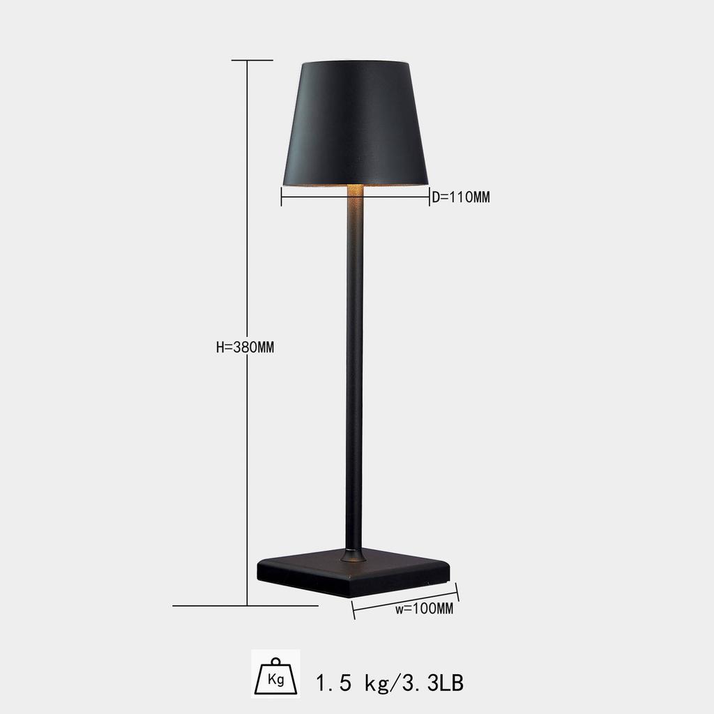 Горячая Лампада Da Tavolo Touch Домашний Декор Роскошная Светодиодная Лампа Перезаряжаемая Открытая Ресторан Золотая Настольная Лампа