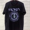 SAOSIN Подарок для фаната Черная хлопковая футболка Унисекс Размеры S-5XL