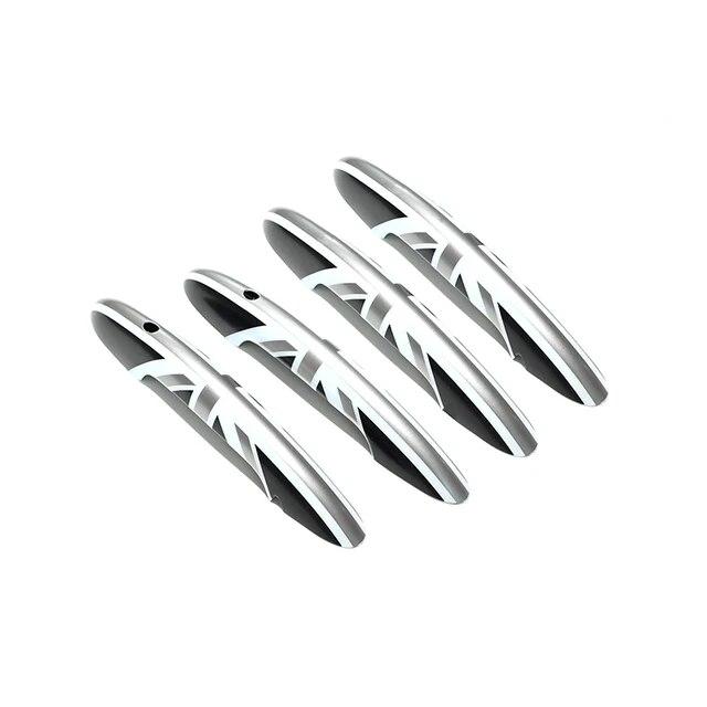 For MINI Cooper S JCW F55(5-Door) F60 Countryman Exterior The Black Flag Door Handle Cover Decoration Car Styling Accessories