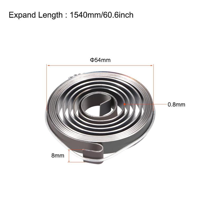UXCELL Drill Press Spring Drill Press Quill Feed Return Coil Spring Assembly Spring Steel Chemical Blackening Finish 1PCS