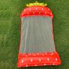 Water Hammock with Ergonomic Headrest Fruit-Shaped Inflatable Lounger Bed Swimming Pool Float Water