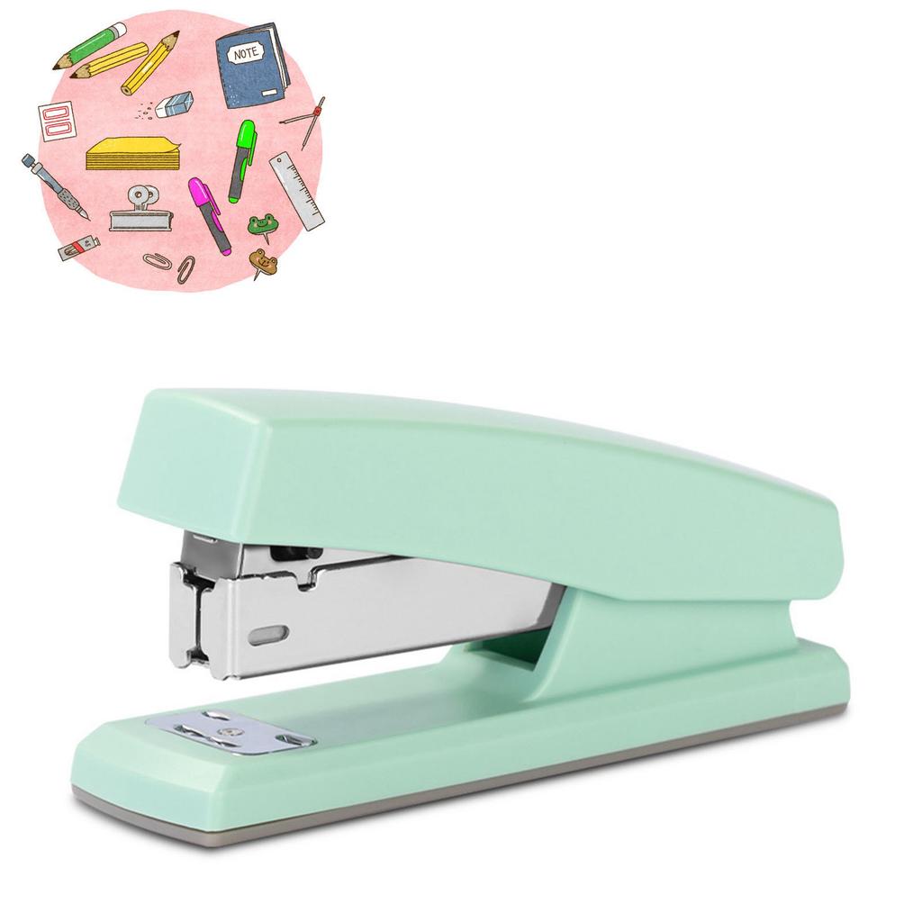 Stapler 20 Sheet Capacity Medium Size Ergonomic Multifunctional Easy Operation Paper Stapler For