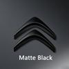 10.2*8.6cm Metal Emblem For Citroën C4 C3 C5 C1 DS3 DS5 DS4 Picasso Front Rear Logo Badge OEM Style Replacement Glossy Black ama123