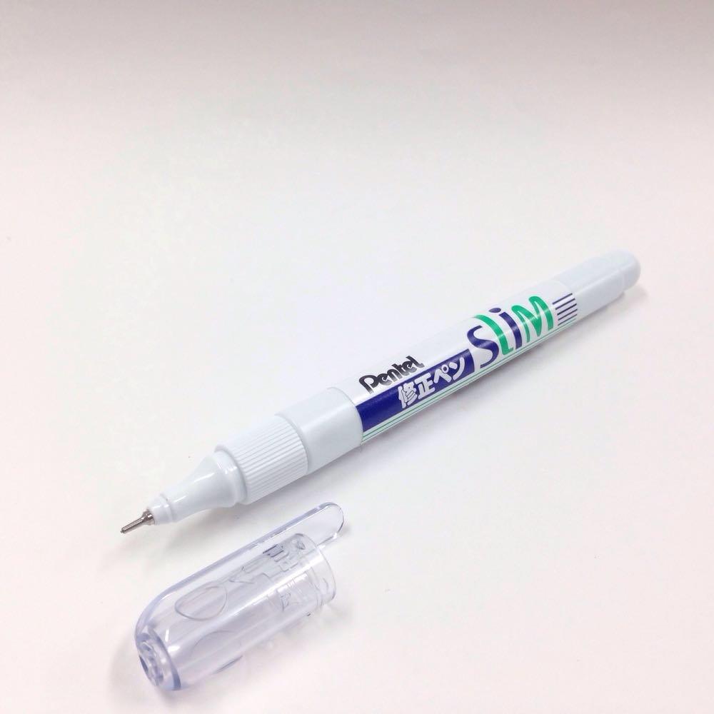 Pentel Correction Pen Slim для чернил и ручек XZL7F1C 10 шт. на масляной и водной основе