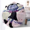Vampirina Themed Automatic Opening and Closing Umbrella, Compact Travel Umbrella, Lightweight and Portable, Suitable for Beach Commuting Bus