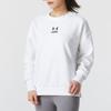 Under Armour Удобная свободная толстовка с длинным рукавом и принтом букв, женская толстовка белого цвета 1374465-100