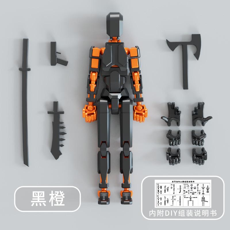 3D Printed Mannequin Action Figures Toys Dummy 13 Shapeshift Robot Multi-Jointed Movable Kids Adults Parent-children Games Gifts
