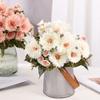 Single Sunflower Simulation Flower Fake Flower Ornament Artificial Flower Decoration Sunflower Daisy Bundle Silk Plastic Flower