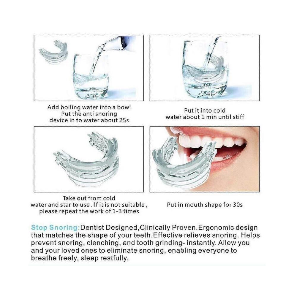 Adjustable Anti Snoring Mouth Guard Braces Sleeping Anti-Snoring Devices Bruxism Snoring Stopper Improve Sleep Snore Mouthpiece