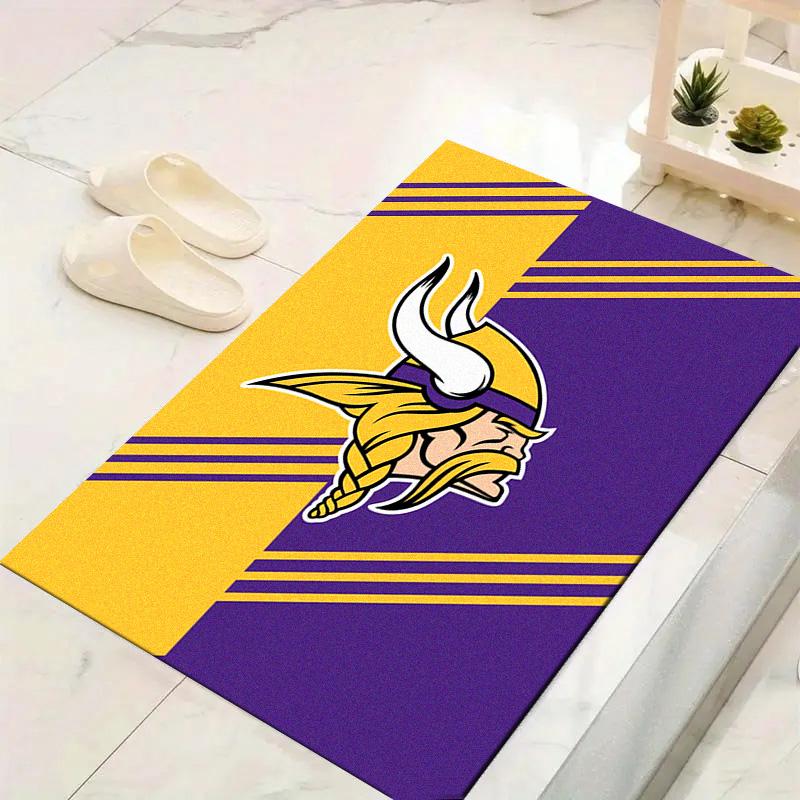 Minnesota Vikings Carpet Rug for Living Room Bedroom Home Sofa Decoration, Kids play Non-slip Floor Mat
