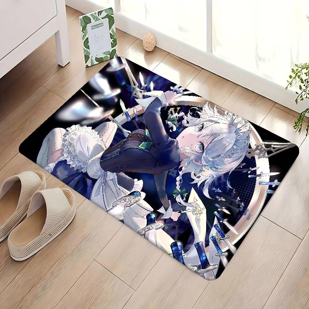 Sakuya Izayoi Cartoon Floor Mat Cheaper Anti-slip Modern Living Room Balcony Printed Bedside Mats