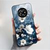 For TCL Suixuetang M1/OneTouch T615N Case Back Cover Fashion Butterfly Flower Black Shockproof Soft Silicone Bumper Phone Casing