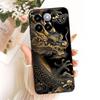 Чехол для Xiaomi Mi 14 Pro Крутой Чехол с Рисунком Совы и Дракона Мягкий Силикон Матовый Чехол для Телефона Для Xiaomi 14 Pro Mi14 5G Задняя Крышка Сумки