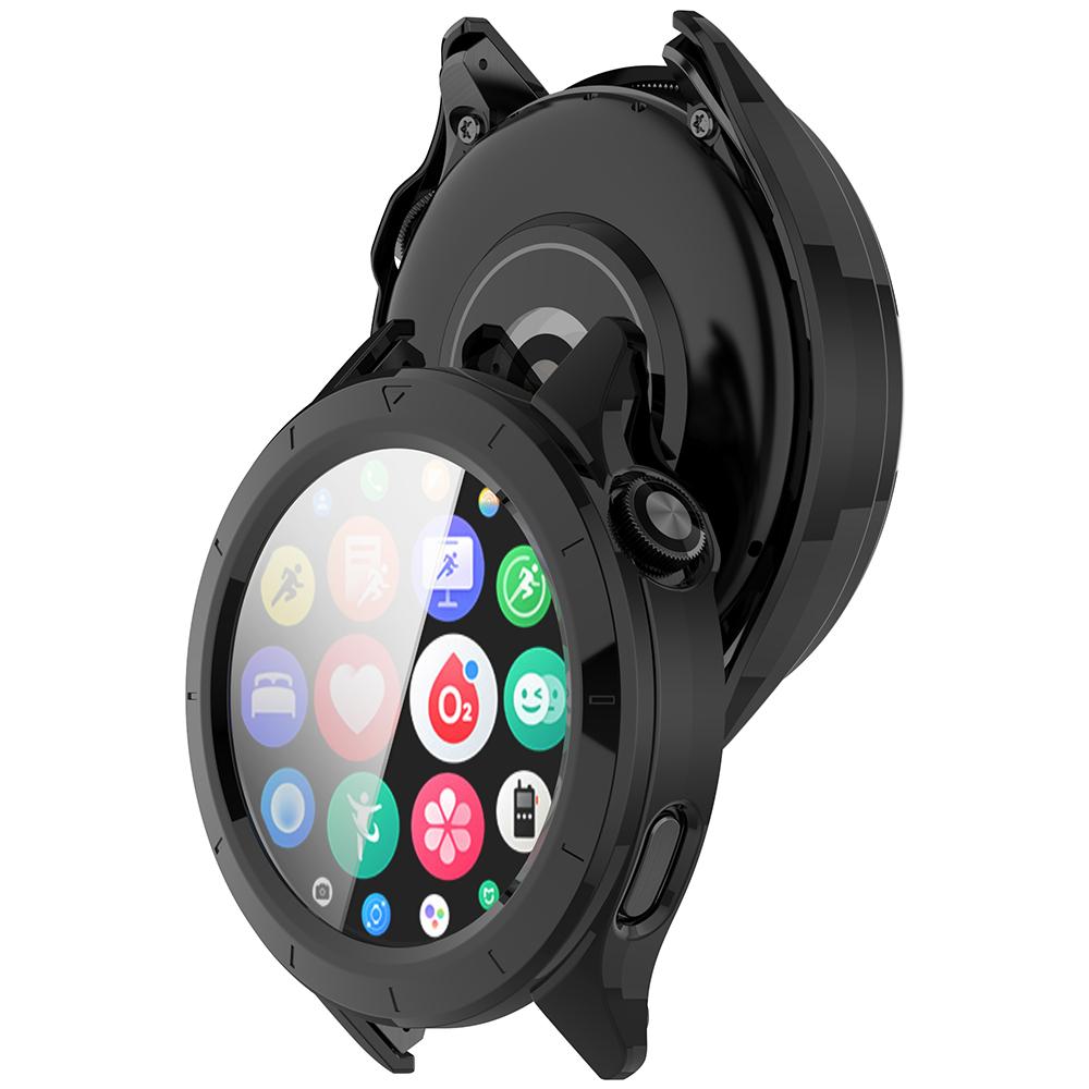 Чехол для ПК + Закаленное стекло для Xiaomi Watch S4 Полный чехол Защитная пленка для экрана Бампер для Xiaomi Watch S4 eSIM Умный аксессуар
