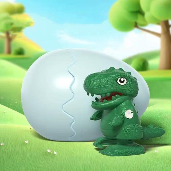 Заводная игрушка-яйцо с животным Сломанное яйцо Утка Динозавр Пингвин Капибары Заводная игрушка Малыши Мальчики Девочки Ходячее вылупившееся животное Игрушка для вечеринки