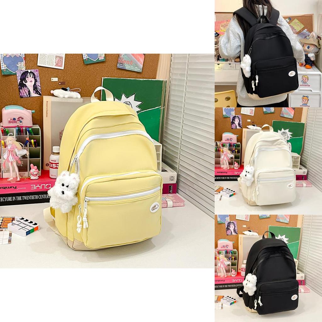 Girls Backpack For School With Slim Nylon Construction And Student Comfort Features