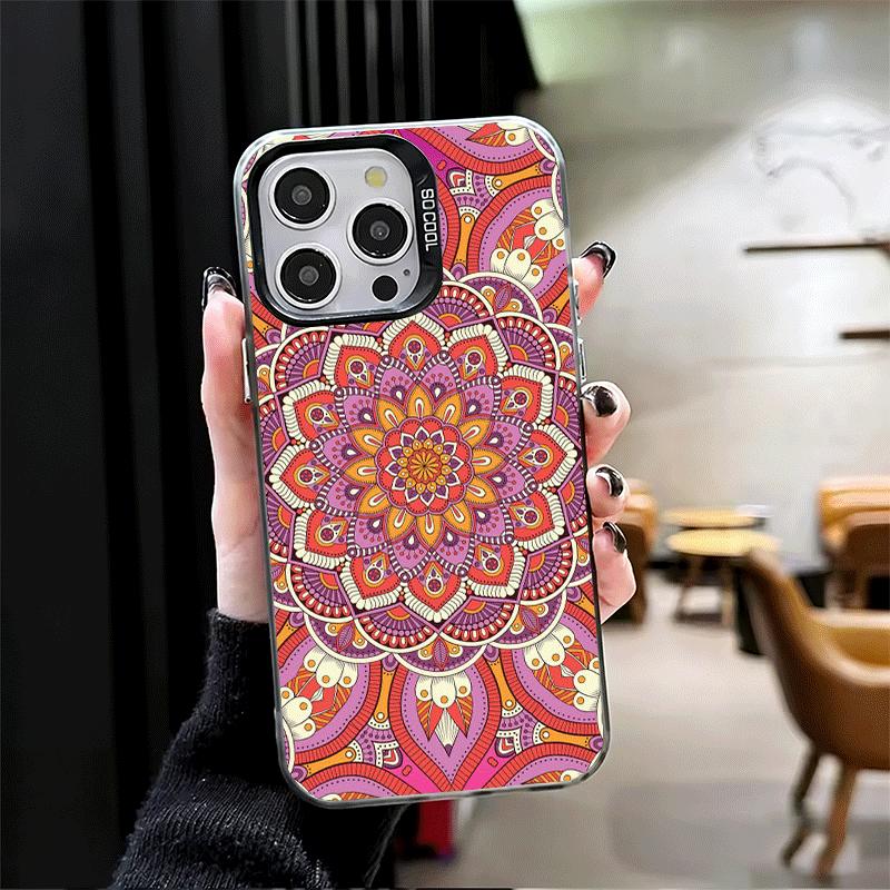 Ударопрочный чехол для телефона в стиле мандалы для iPhone 17 Air 16 16E 15 Pro Max 14 Plus 13 Mini 12, задняя крышка, противоударный Fundas