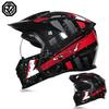 Vintage Style Motorcycle Helmet Men Women Full Face Half ABS Material Use Street Bike Riding Safety Gear