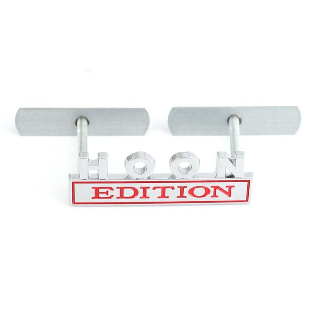 1Pc 3D Metal HOON Edition Logo Car Front Grille Badge Side Fender Rear Trunk Emblem Sticker Decal