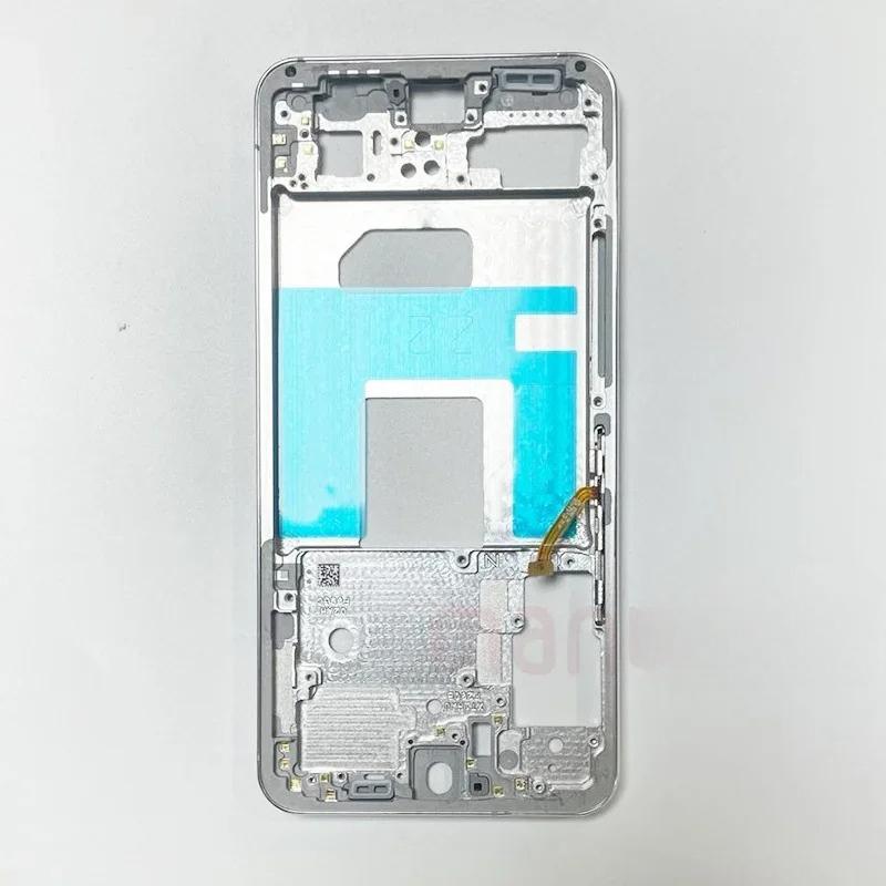 Средняя рамка bezel для Samsung Galaxy S22 Кронштейн Дисплей Ремонт LCD Восстановление Запасные части
