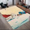 Superman & Krypto Anti-Slip Rug, Rectangular Carpet for Home Bedroom & Game Room