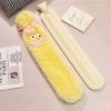 Cartoon Big-Eyed Ugly-Cute Warm Bed Water-Filled Hot Water Bottle, Large Long Strip Water-Filled Hot Water Bottle, Ugly-Cute Plush Cover Hot Water
