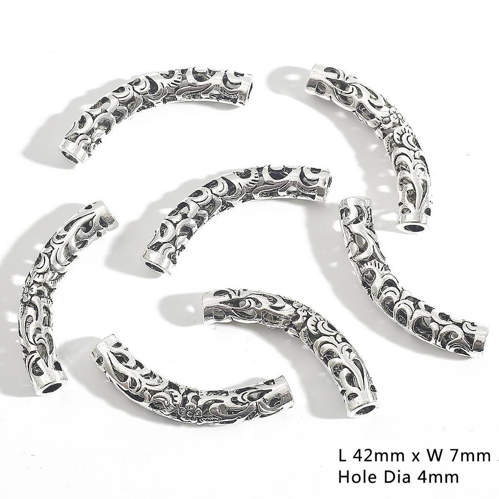 3-10Pcs Zinc Alloy Tube/Hanger Charm Bead for Beading Jewelry Diy Craft Fit Bracelet Charms Connectors Making