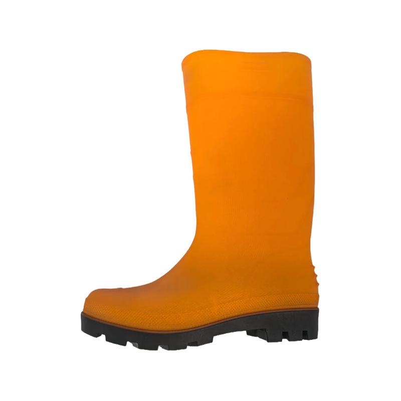 Мужские водонепроницаемые полусапоги, на флисовой подкладке, нескользящие, прочные резиновые ботинки.