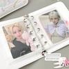 Leather Cover Card Book Portable Idol Card Storage Book Polaroid Photo Album  Card Photo Collection