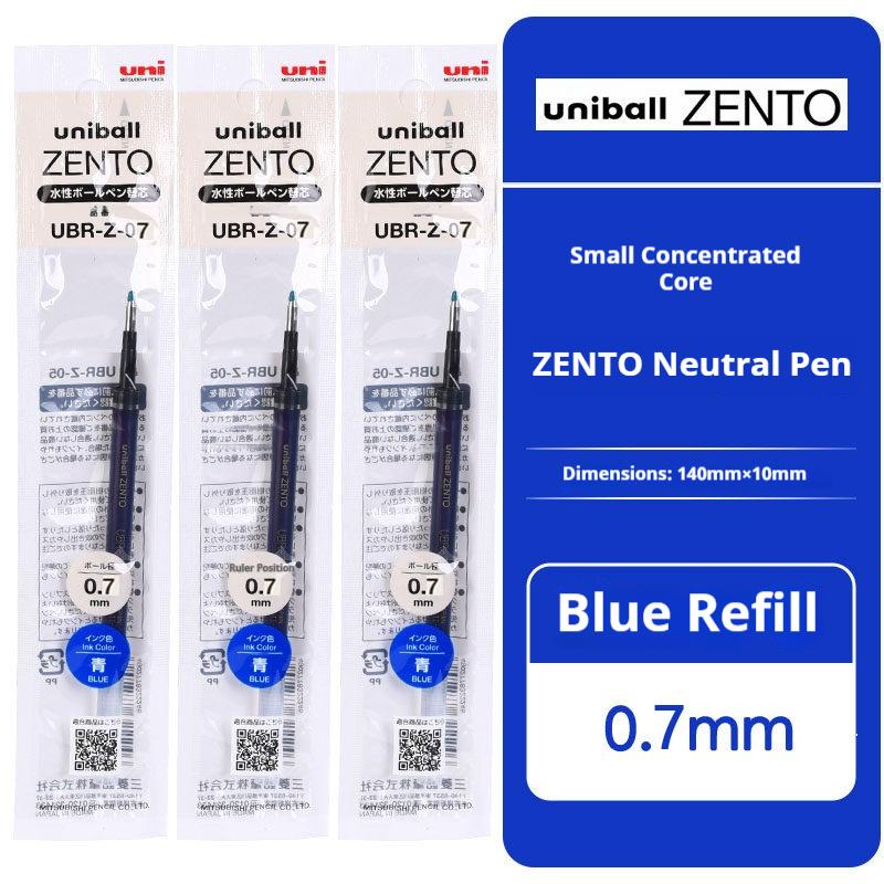 Гелевая ручка Uni Uniball ZENTO 0,38/0,5/0,7 мм Мраморный Экологичный Перерабатываемый Корпус Быстросохнущие Чернила Устойчивые к Смазыванию Японские Канцелярские Товары