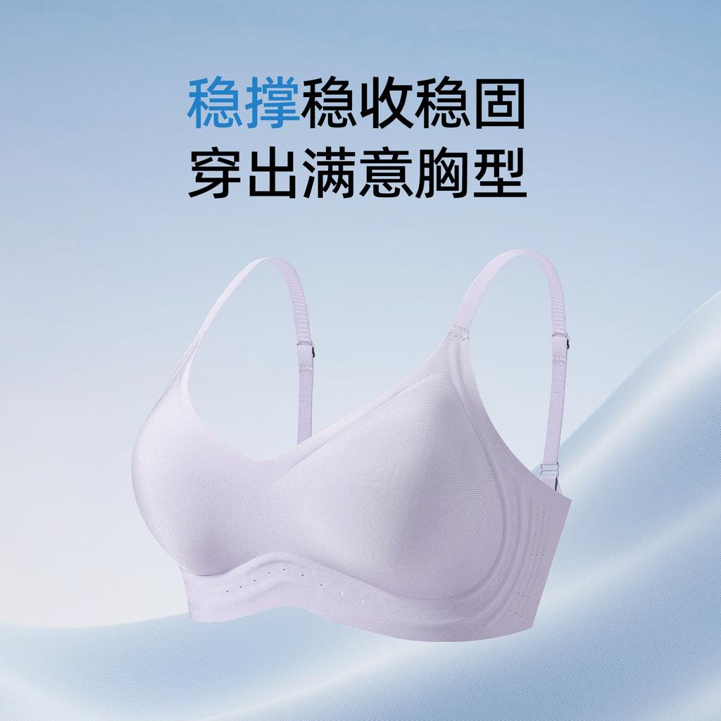 Summer new versatile cool cool cup breathable comfortable seamless women's underwear light skin bra cover