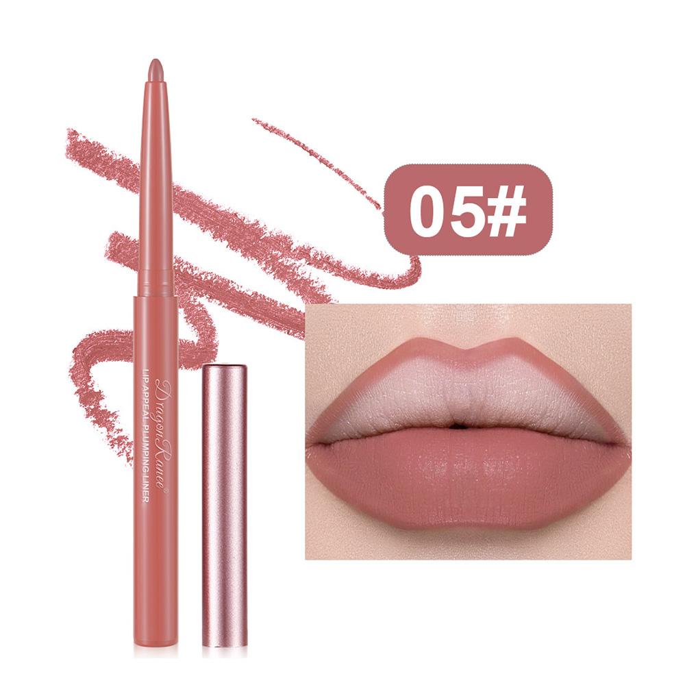 1PC Matte Brown Lip Liner Pencil Long Lasting and Waterproof Red Lip Contour Matte Lipstick Fill Pen Lips Makeup 12 Colors