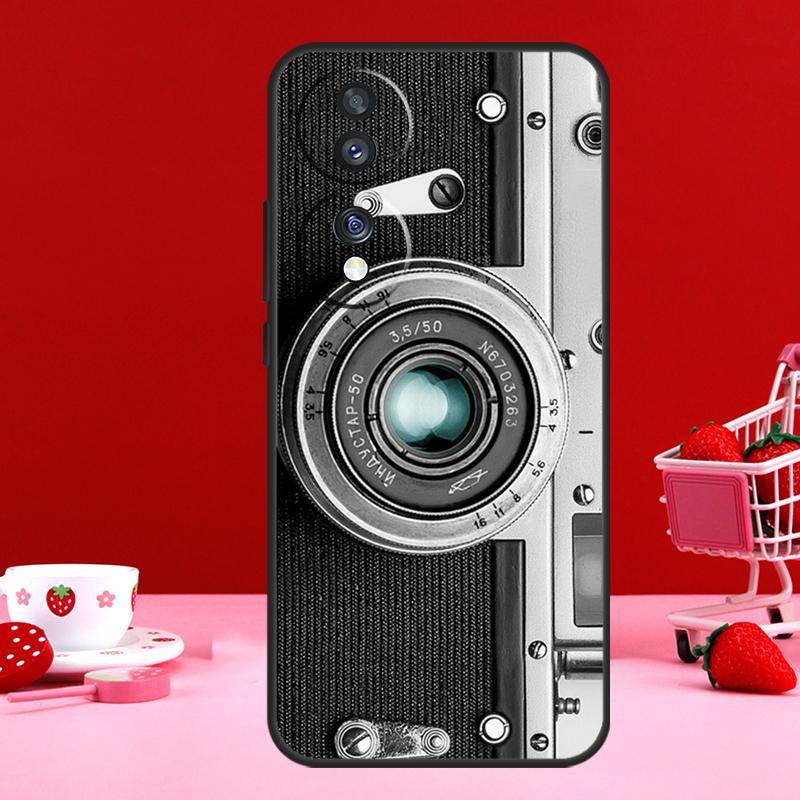 Ретро Камера Винтажная Для Honor X9b X8b X8a X9a X6a X7a X6 X7 X8 X9 Honor 90 70 50 Magic 5 Lite Magic 6 Pro Чехол