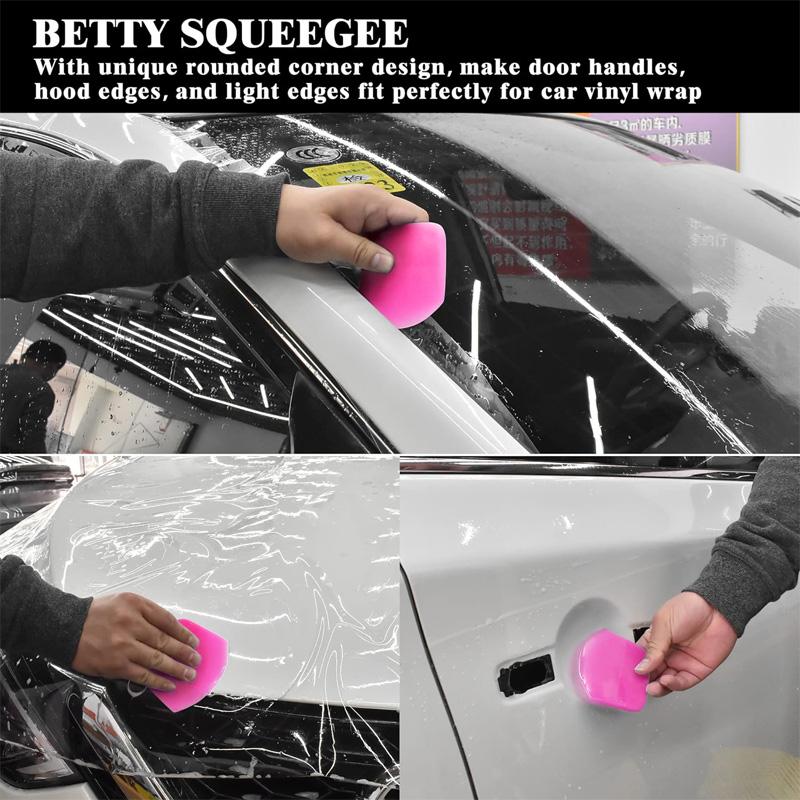 PPF Squeegee Soft TPU Rubber Squeegee Anti-Scratch PPF Film Spatula Water Wiper Blade Scraper Car Vinyl Wrap Window Tint Tools