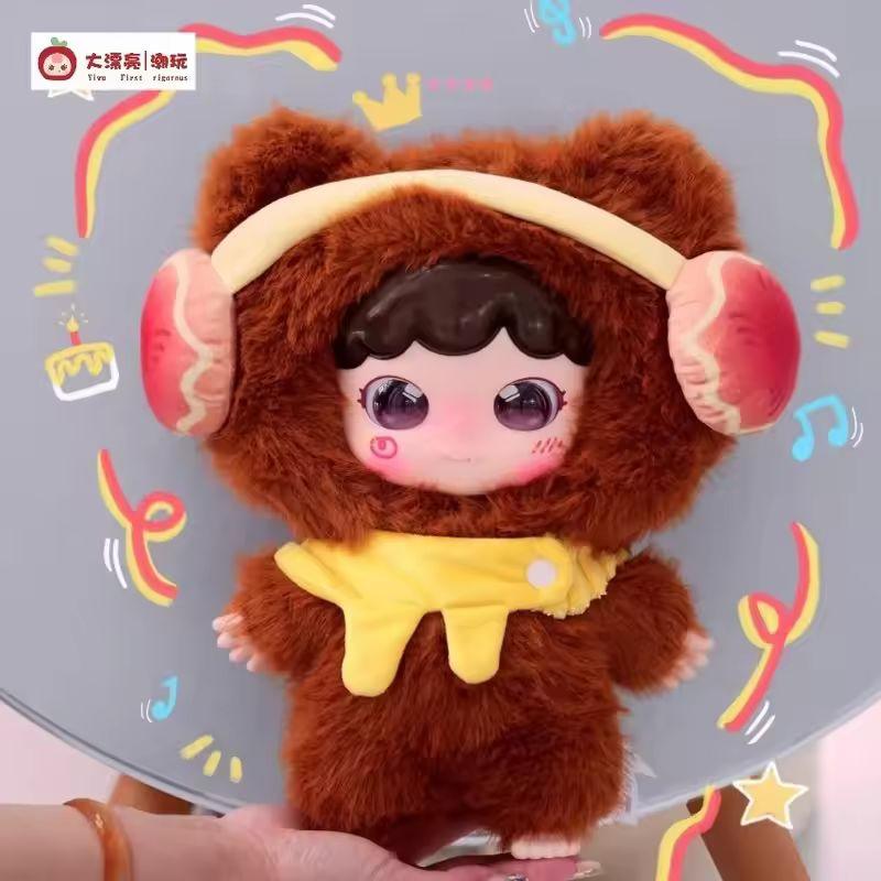 Babythree Настоящая Слепая Коробка Серия Маленький Сладкоежка 400% Оверсайз Плюшевые Куклы Очаровательное Украшение Мягкая Кукла Коллекционный Подарок