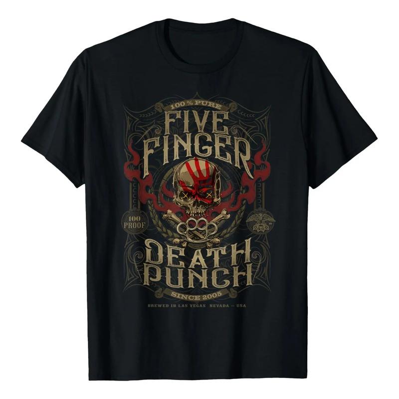 Футболка Five Finger Death Punch, 100 Proof, Унисекс Para Adu
