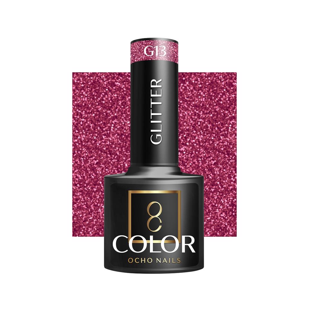 Ocho Nails Lakier Hybrydowy Glitter G13 -5 G