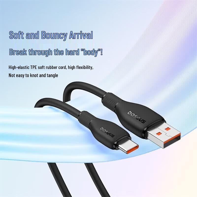 Baseus Q-Elastic Серия 100 Вт Быстрая зарядка Кабель для передачи данных