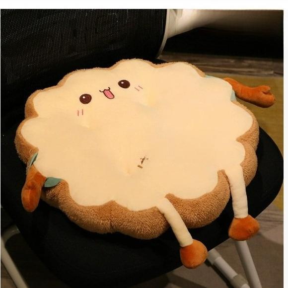 Toast Chairs, Butt Pads, Office Floor Mats, Tatami Mats, Creative, Interesting, Cute, Suitable for Home Leisure, Rest