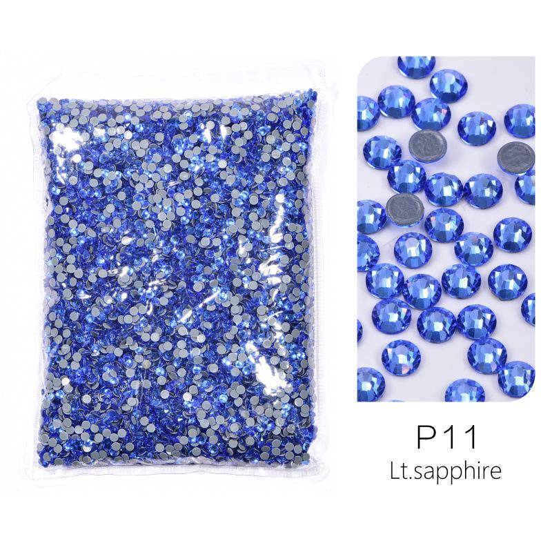 Крупная упаковка Единообразная имитация стекла Австрийский горячий бриллиант, Дно с термоклеем Сделай сам Одежда Обувь и Головные уборы Ювелирные изделия Стразы