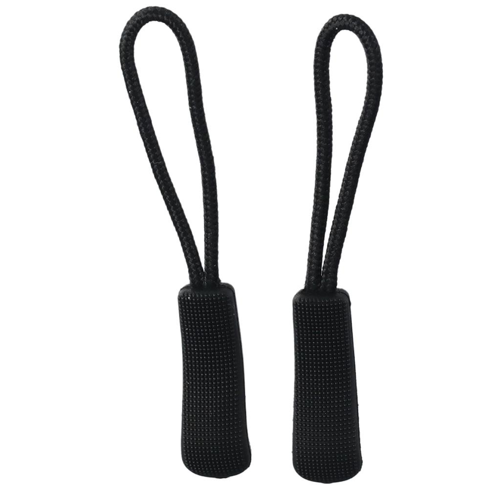 30Pcs Plastic Pull Tail Rope Black Zipper Rope Pulling Rope Clothing, Luggage, Shoes and Boots
