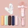 Handheld Usb Electric Fan Cute Ultra-quiet and Long-lasting Student Dormitory Portable with Power Bank Small Fan