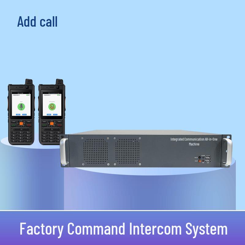 Industrial Clean Room IP Phone & Intercom System with Video Conferencing (CN version)