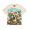 25SS Cross-border Meichao Godspeed Skull Rock Band Basketball Retro Short Sleeve T-Shirt Couple Same Style